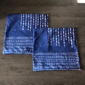 2 Society6 24” pillow covers